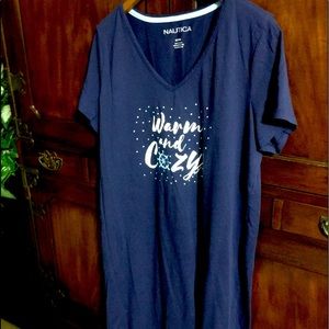 Nautical night shirt, brand new